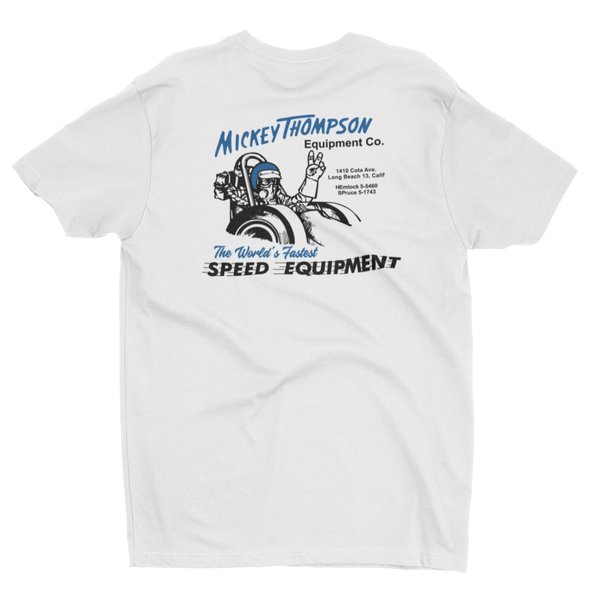 MICKEY THOMPSON MT Speed Equipment White T-Shirt – Merchants of Speed