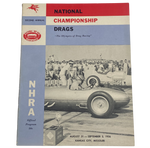 1956 NHRA National Championship Drags Kansas City Missouri Program RARE