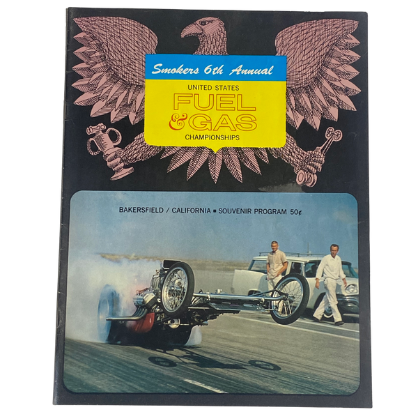 1963 BAKERSFIELD Fuel & Gas Championship 6th Annual Program RARE