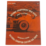 1963 NHRA US NATIONALS Indy Nats Official Program