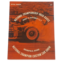 1963 NHRA US NATIONALS Indy Nats Official Program