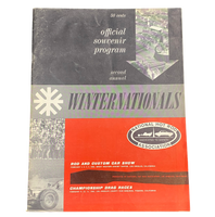 1962 NHRA Winternationals Championship Drag Races Program Pomona