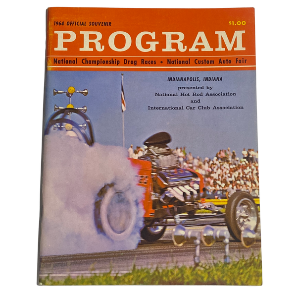 1964 NHRA US NATIONALS Indy Nats Official Program