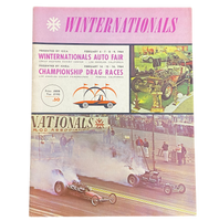 1964 NHRA Winternationals Championship Drag Races Program Pomona