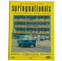 1966 SPRINGNATIONALS Bristol Second Annual Program Richard Petty