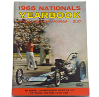 1965 NHRA US NATIONALS Indy Nats Official Program With Entry List Handout