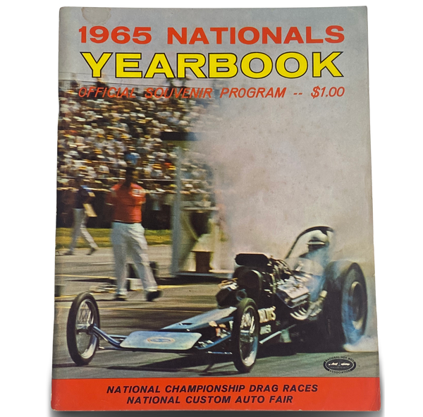 1965 NHRA US NATIONALS Indy Nats Official Program With Entry List Handout