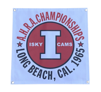 1965 ISKY CAMS AHRA World Championship Long Beach Banner