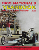 1965 NHRA US NATIONALS Official Program With Entry List Insert
