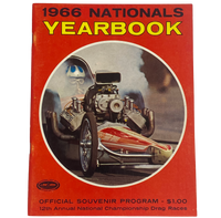 1966 NHRA US NATIONALS Indy Nats Official Program