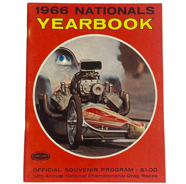 1966 NHRA US NATIONALS Indy Nats Official Program