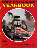 1966 NHRA US NATIONALS Official Program Yearbook Indy Nats