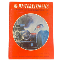 1966 NHRA Winternationals Championship Drag Races Program Pomona