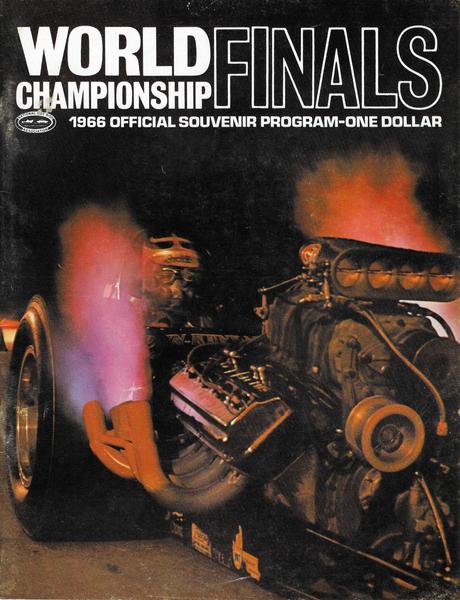 1966 NHRA World Championship Finals Official Program Tulsa