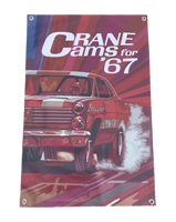 CRANE CAMS 1967 '67 Catalog Banner Mercury Comet Funny Car