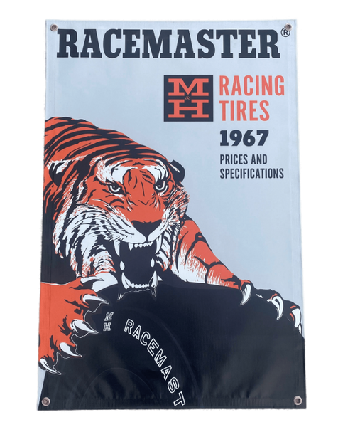M&H RACEMASTER Tires 1967 Catalog Banner