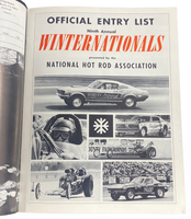 1969 NHRA Winternationals Championship Drag Races Program Pomona
