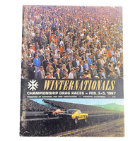1967 NHRA Winternationals Championship Drag Races Program Pomona