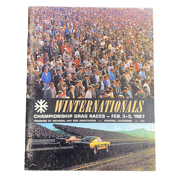 1967 NHRA Winternationals Championship Drag Races Program Pomona