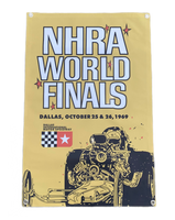 1969 '69 WORLD FINALS Dallas International Speedway Banner