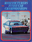 1971 OCIR Manufacturers Funny Car Championships Program Mongoose McEwen