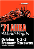 GARLITS Poster Lot AHRA PDA Championship Bakersfield Fremont Fram