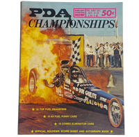1972 PDA CHAMPIONSHIPS OCIR Program Don Garlits Dragster Cover