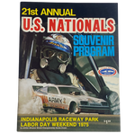 1976 NHRA US NATIONALS Indy Nats Official Program Snake Prudhomme