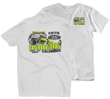 1975 NHRA Springnationals Columbus Ohio White Tee T-Shirt