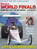 1977 NHRA World Finals Program & Entry List Ontario Motor Speedway Shirley Muldowney