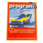 1978 OCIR US Manufacturer's Funny Car Classic Program Blue Max Mongoose
