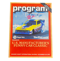 1978 OCIR US Manufacturer's Funny Car Classic Program Blue Max Mongoose