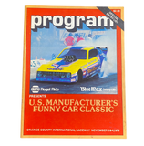 1978 OCIR US Manufacturer's Funny Car Classic Program Blue Max Mongoose