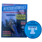 NHRA 1978 WINTERNATIONALS Pomona Official Program/Decal Bundle