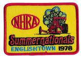 1978 NHRA Summernationals Englishtown Official Event Patch Finalist Decal