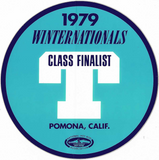 1979 NHRA Winternationals Official Program & Decal Pomona Mongoose FC