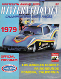 1979 NHRA Winternationals Official Program & Decal Pomona Mongoose FC
