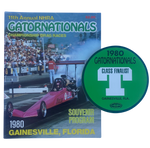 NHRA 1980 GATORNATIONALS Gainesville Official Program/Decal Bundle Shirley Muldowney