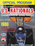 1980 NHRA US Nationals Official Program Indianapolis Raceway Park