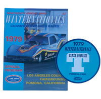 NHRA 1979 WINTERNATIONALS Pomona Official Program/Decal Bundle Mongoose