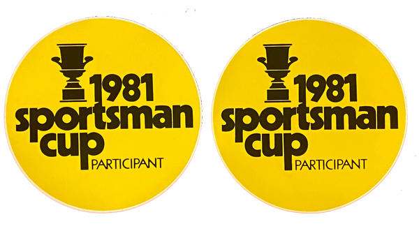 NHRA 1981 Sportsman Cup Participant Decals (2) Pair