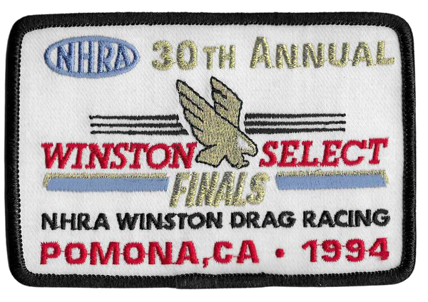 1994 NHRA Winston Drag Racing Finals Pomona Official Event Patch