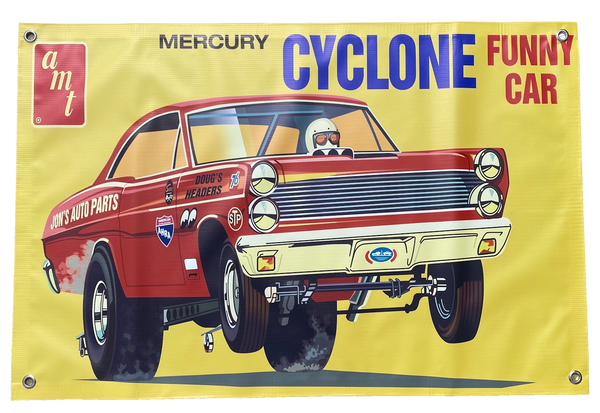 MERCURY COMET 1966 Funny Car AMT Model Box Shop Banner