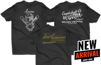APRIL T-SHIRT BUNDLE Crankshaft Co. Almquist Racing Cams Ansen Speed Equipment