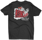 ASTRO CUSTOM WHEELS Black Tee T-Shirt