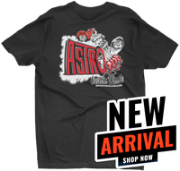 ASTRO CUSTOM WHEELS Black Tee T-Shirt