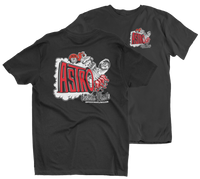 ASTRO CUSTOM WHEELS Black Tee T-Shirt