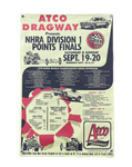 ATCO DRAGWAY Division One Point Finals 1970 Banner