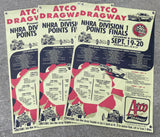 ATCO DRAGWAY Division One Point Finals 1970 Banner