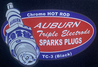 AUBURN TRIPLE ELECTRODE Spark Plugs Black Trucker Hat